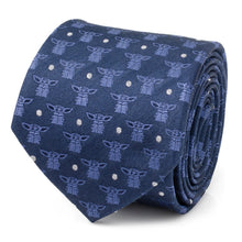 Load image into Gallery viewer, Star Wars Grogu Navy Blue Tie