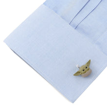Load image into Gallery viewer, Star Wars Grogu 3D Cufflinks and 5-Stud Set