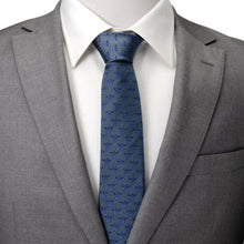 Load image into Gallery viewer, Star Wars Grogu Blue Tonal Tie