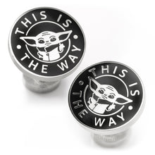 Load image into Gallery viewer, Star Wars Grogu "This Is The Way" Cufflinks