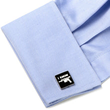 Load image into Gallery viewer, Star Wars Princess Leia and Han Solo "I Love You / I Know" Icon Cufflinks