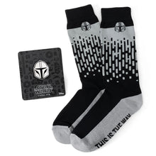 Load image into Gallery viewer, Star Wars Mandalorian "This Is The Way" Dress Socks and Lapel Pin Gift Set