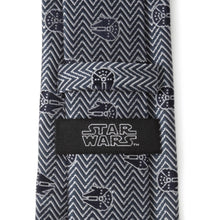 Load image into Gallery viewer, Star Wars Millennium Falcon Herringbone Tie