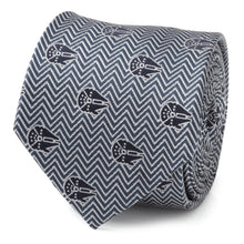 Load image into Gallery viewer, Star Wars Millennium Falcon Herringbone Tie