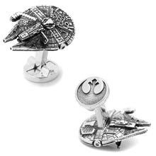 Load image into Gallery viewer, Star Wars Millennium Falcon 3D Cufflinks