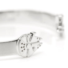 Load image into Gallery viewer, Star Wars Millennium Falcon Stainless Steel Cuff Bracelet