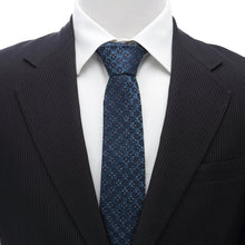 Load image into Gallery viewer, Star Wars Millennium Falcon Blue and White Dot Tie