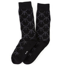 Load image into Gallery viewer, Star Wars Mandalorian Dress Socks 3-Pack and Mythosaur Lapel Pin Gift Set
