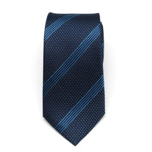Load image into Gallery viewer, Star Wars Millennium Falcon Blue Striped Tie