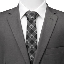 Load image into Gallery viewer, Star Wars Grogu Black Plaid Tie
