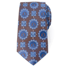 Load image into Gallery viewer, Star Wars Obi-Wan Kenobi and Anakin Skywalker LIGHTSABER Battle Blue Tie