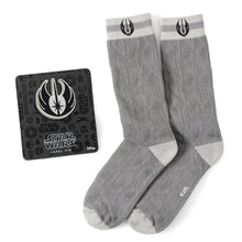 Load image into Gallery viewer, Star Wars Obi-Wan Kenobi Gray Socks and Lapel Pin Gift Set