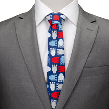 Load image into Gallery viewer, Star Wars R2-D2 Red, White, and Blue Tie