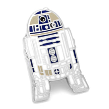 Load image into Gallery viewer, Star Wars R2-D2 Light and Dark Blue Dress Socks and Lapel Pin Gift Set
