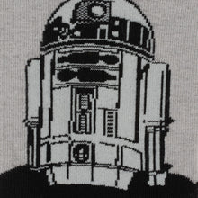 Load image into Gallery viewer, Star Wars R2-D2 Men's Gray and Black Mod Dress Socks and Lapel Pin Gift Set