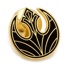 Load image into Gallery viewer, Star Wars Rebel Alliance Starbird Crest Gold Lapel Pin