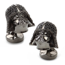 Load image into Gallery viewer, Star Wars Darth Vader Crystal 3D Cufflinks