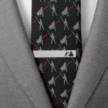 Load image into Gallery viewer, Star Wars Darth Vader and Luke Skywalker LIGHTSABER Battle Tie Bar