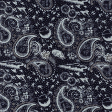 Load image into Gallery viewer, Star Wars Darth Vader Blue and Gray Paisley Scarf