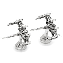 Load image into Gallery viewer, Star Wars X-Wing 3D Cufflinks