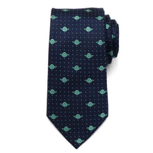 Load image into Gallery viewer, Star Wars Yoda Dotted Navy Tie