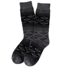 Load image into Gallery viewer, Star Wars Yoda Green, Gray, and Black Ombre Dress Socks and Jedi Crest Lapel Pin Gift Set