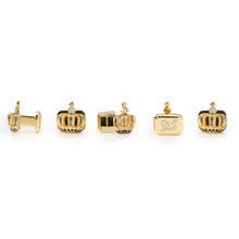 Load image into Gallery viewer, VDP 3D Crown Royal Gold Stainless Studs