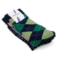 Load image into Gallery viewer, Argyle Hidden Message Sock Set
