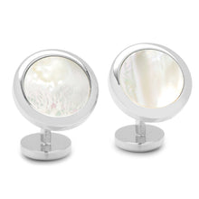 Load image into Gallery viewer, Double Sided Mother of Pearl Round Beveled 5-Stud Set
