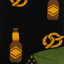 Load image into Gallery viewer, Beer Day Snacks Black Men's Socks
