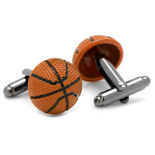 Load image into Gallery viewer, Basketball Cufflinks
