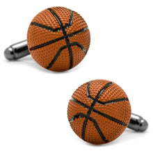Load image into Gallery viewer, Basketball Cufflinks
