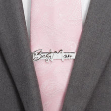 Load image into Gallery viewer, Best Man Silver Tie Bar
