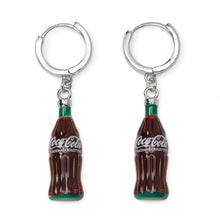 Load image into Gallery viewer, Coca-Cola Bottle Dangle Earrings
