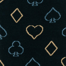 Load image into Gallery viewer, Card Suits Casino Blue Men's Socks
