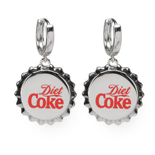 Load image into Gallery viewer, Diet Coke Bottle Cap Earrings
