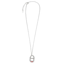 Load image into Gallery viewer, Diet Coke Tab Silver Necklace
