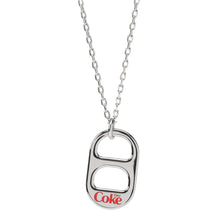 Load image into Gallery viewer, Diet Coke Tab Silver Necklace
