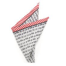 Load image into Gallery viewer, Fa La La Holiday Pocket Square
