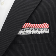 Load image into Gallery viewer, Fa La La Holiday Pocket Square
