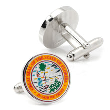 Load image into Gallery viewer, Florida Seal Cufflinks
