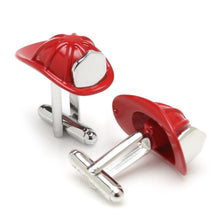 Load image into Gallery viewer, Fireman Hat 3D Cufflinks
