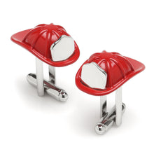 Load image into Gallery viewer, Fireman Hat 3D Cufflinks
