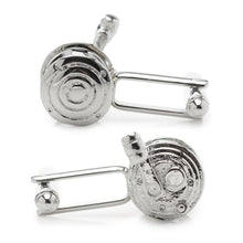 Load image into Gallery viewer, Fishing Reel Cufflinks
