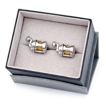 Load image into Gallery viewer, Fishing Reel Cufflinks
