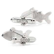 Load image into Gallery viewer, Fishin' Good Catch Cufflinks
