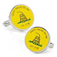 Load image into Gallery viewer, Gadsden Flag Cufflinks
