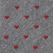 Load image into Gallery viewer, Herringbone Heart Men's Tie
