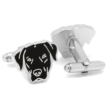 Load image into Gallery viewer, Black Labrador Cufflinks
