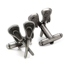 Load image into Gallery viewer, Lacrosse Sticks Cufflinks
